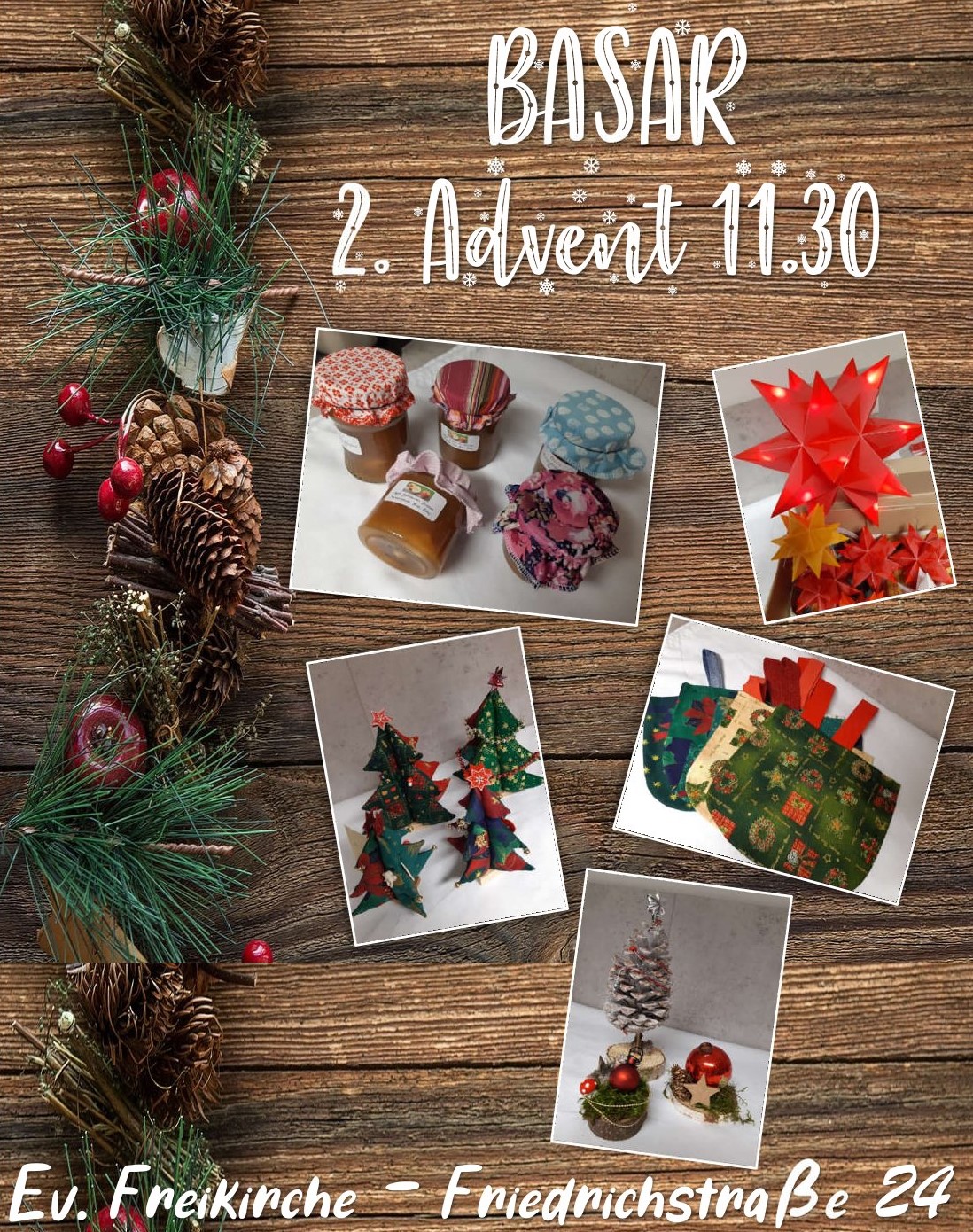 2. Advent Basar Werbung