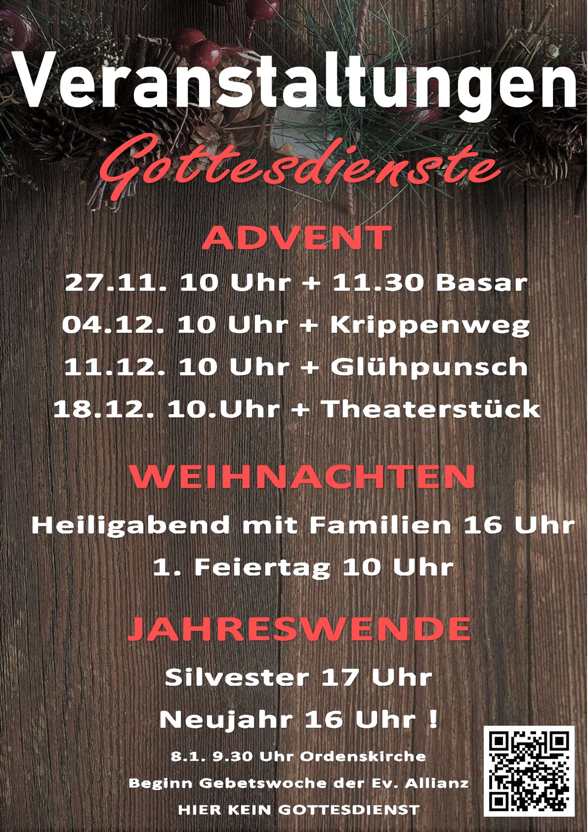 Advent - Weihnachten - Jahreswende